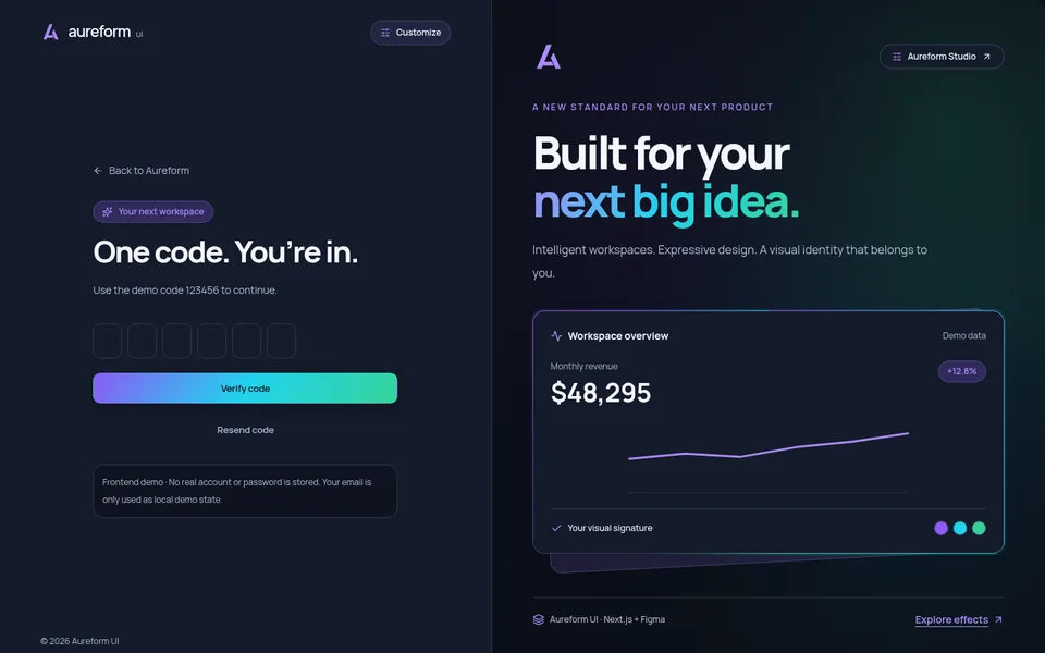 Vista previa de Verificar código